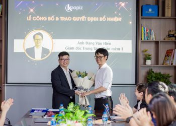 Kaopiz bổ nhiệm các chức vụ lãnh đạo Trung tâm Phần mềm 1
