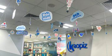 Không khí sinh nhật ngập tràn văn phòng Kaopiz