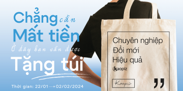 Chẳng cần mất tiền, ở đây bạn vẫn được tặng túi!!!