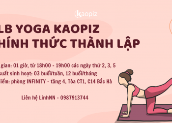 CLB Yoga Kaopiz chính thức thành lập: Kết nối tâm hồn và sức khỏe cho dân văn phòng 