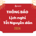 Kaopiz thông báo lịch nghỉ Tết Nguyên đán 2024 
