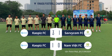 Kaopiz FC lần đầu tiên góp mặt tại chung kết VINASA Football Championship 