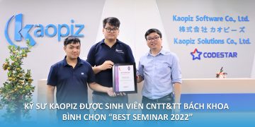 Kỹ sư Kaopiz được sinh viên Đại học Bách Khoa Hà Nội bình chọn “Best Seminar 2022”