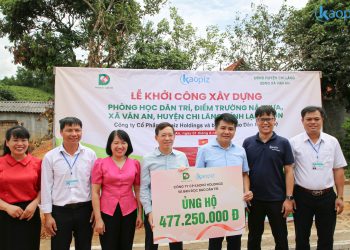 Kaopiz khởi công xây dựng lớp học mới gần 500 triệu đồng tại Lạng Sơn