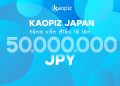 Kaopiz Japan nâng vốn điều lệ lên 50 triệu JPY