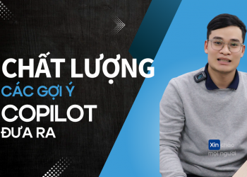 Chất lượng các gợi ý Copilot đưa ra