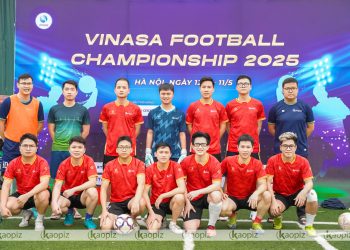 Kaopiz thắng đậm tại trận khai mạc VINASA Football Championship 2025