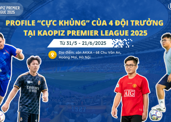 Hé lộ profile “siêu khủng” của 4 đội trưởng tại Kaopiz Premier League 2025