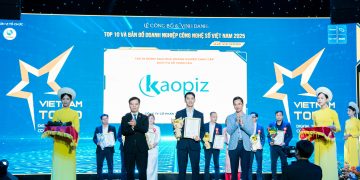 Kaopiz lập hat-trick vinh danh tại Vietnam Top 10 Tech & Map 2025