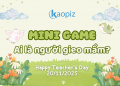 Mini Game 20/11 – Ai là người gieo mầm?