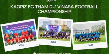 Kaopiz FC sẵn sàng ra quân tại giải Vinasa Football Championship 2026