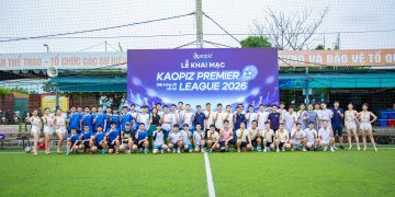 Khai mạc Kaopiz Premier League 2026: Sân cỏ AKKA rực lửa trong ngày ra quân