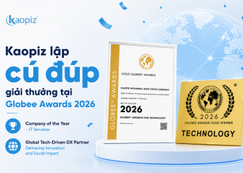 Công nghệ tạo giá trị cho cộng đồng: Kaopiz được vinh danh tại Globee Awards for Technology 2026