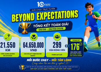 Thư cảm ơn Giải chạy trực tuyến “Beyond Expectations – 10 triệu bước chân cùng Kaopiz tiến vào thập kỉ mới”